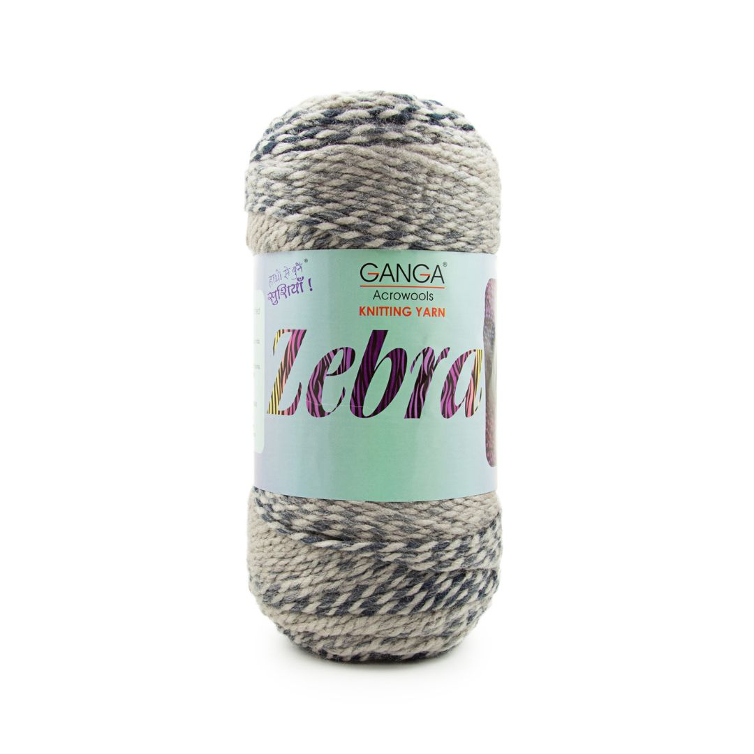 Ganga Acrowools Zebra Yarn (PTT5035)