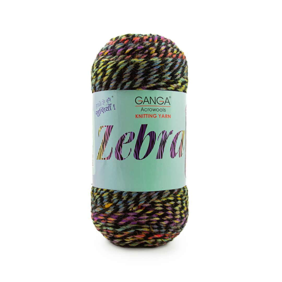 Ganga Acrowools Zebra Yarn (PTT5062)