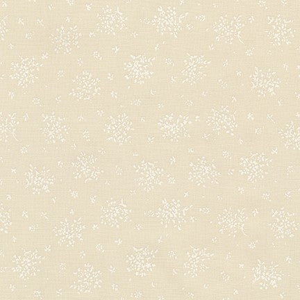 Pale Prints Ivory (Design 1) in Ivory quilting fabric by Robert Kaufman