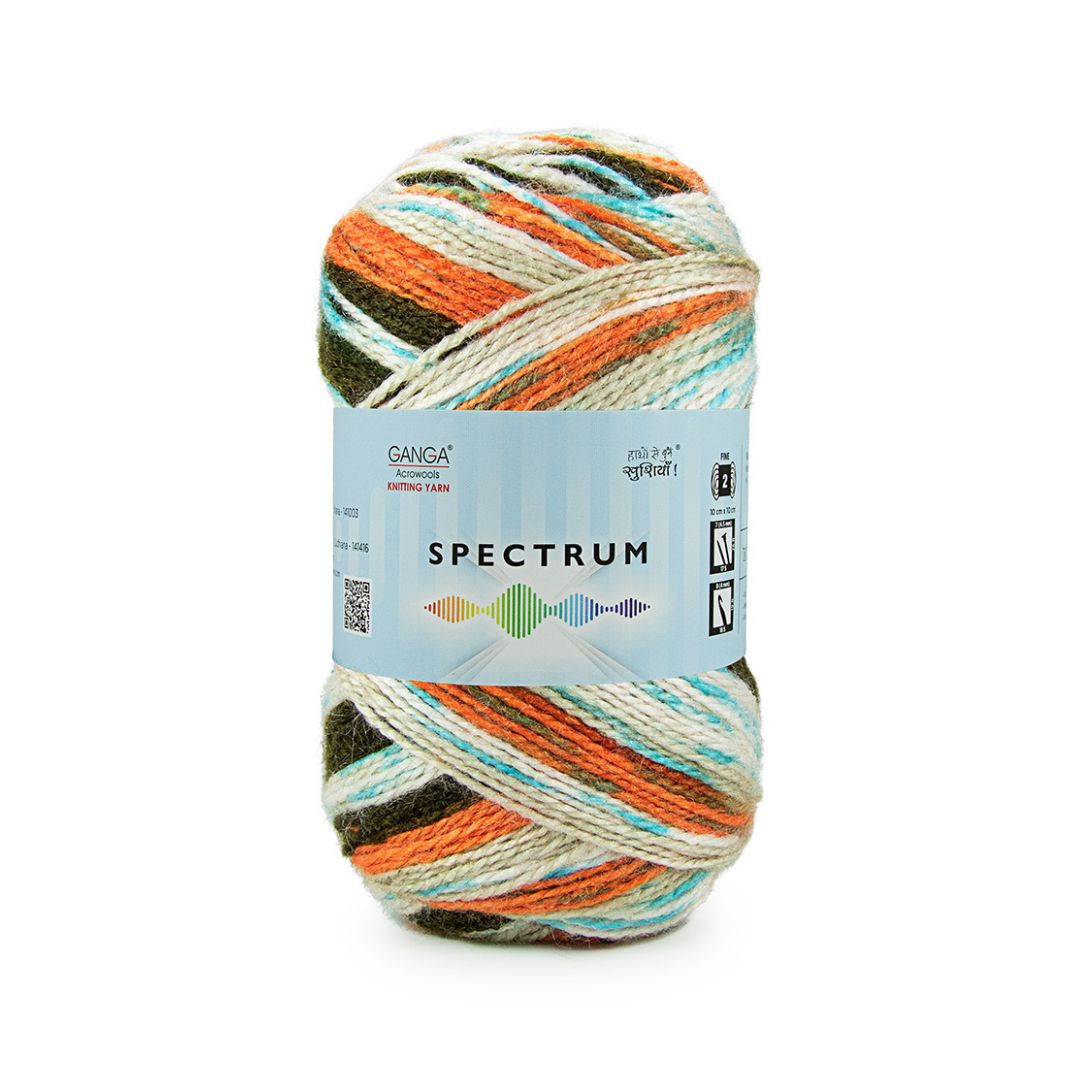 Ganga Acrowools Spectrum Yarn (SPT012)