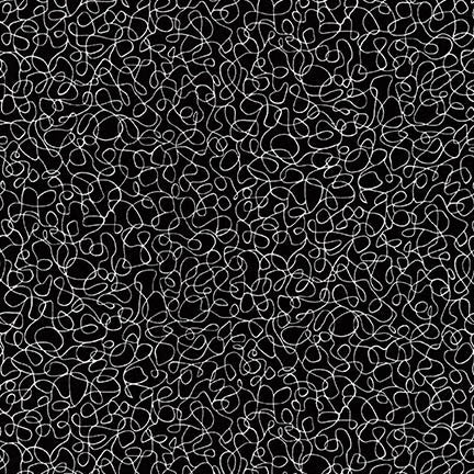 Pen and Ink Scribbles in Pepper quilting fabric by Robert Kaufman