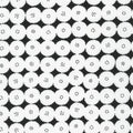 Jardin Noir Jet (Design 1) in Ice quilting fabric by Robert Kaufman