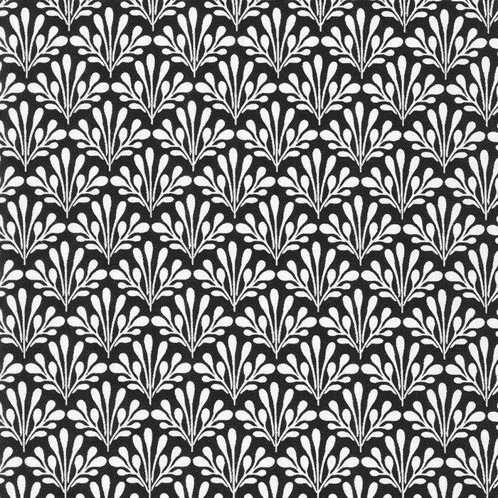 Jardin Noir Jet (Design 2) in Jet quilting fabric by Robert Kaufman