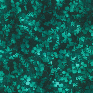 Fusions Foliage Mix in Spruce quilting fabric by Robert Kaufman