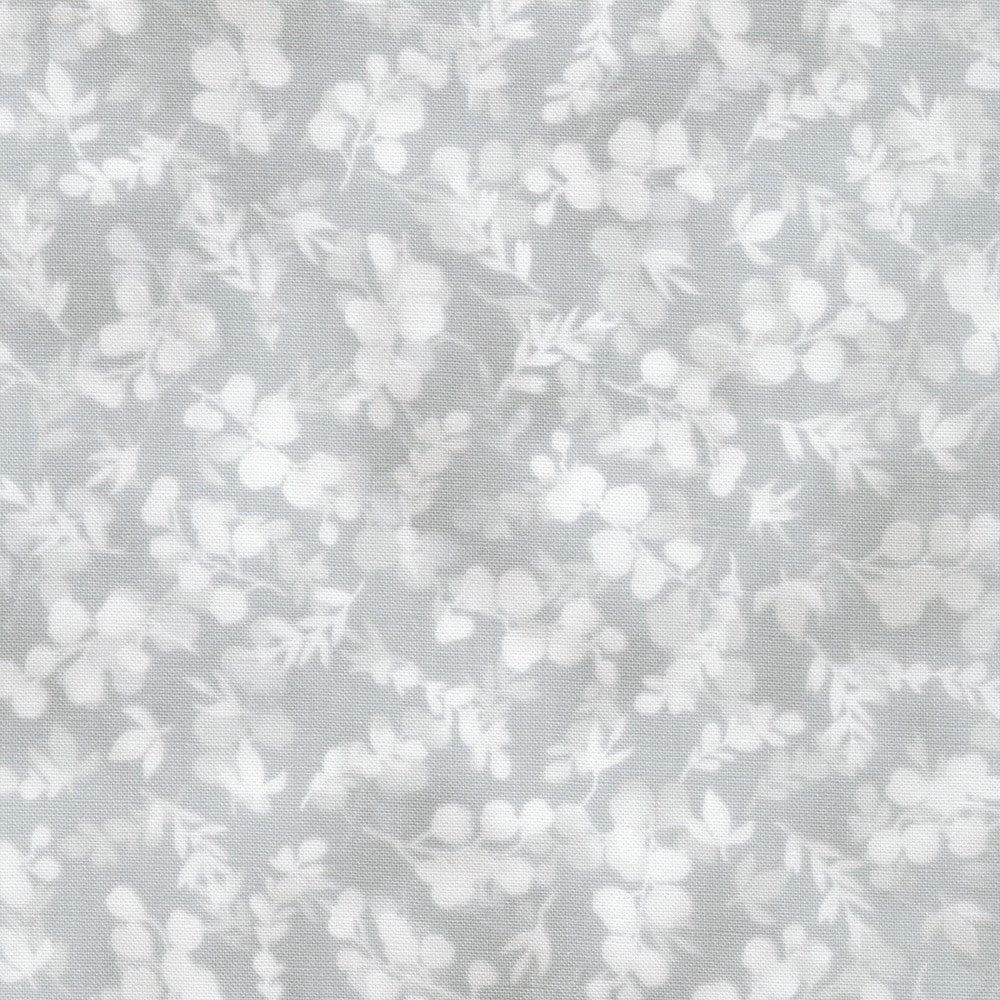 Fusions Foliage Mix in Haze quilting fabric by Robert Kaufman