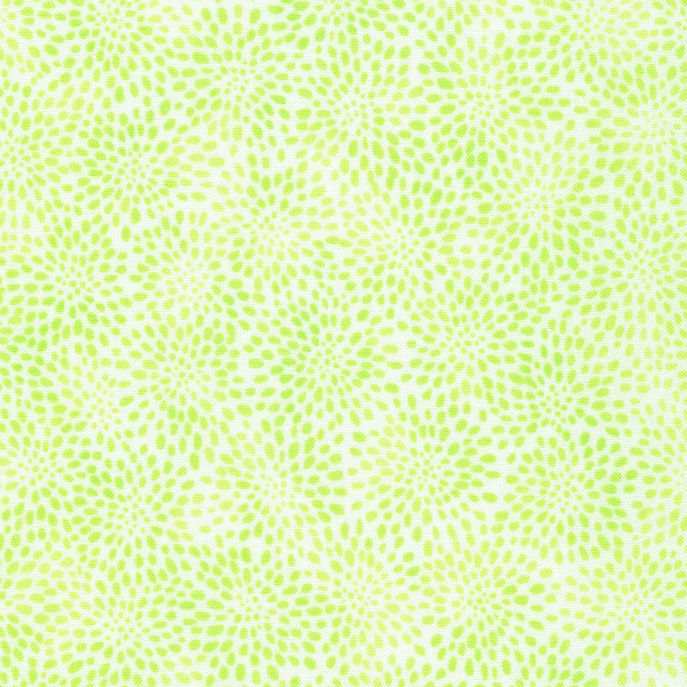 Fusions Zinnia Blooms in Sunkissed quilting fabric by Robert Kaufman