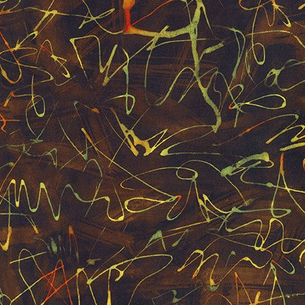 Chromatic Trails in Wild quilting fabric by Robert Kaufman