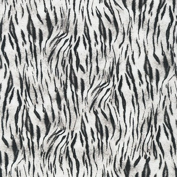 Animal Kingdom Minis Tiger Skin in Snow quilting fabric by Robert Kaufman
