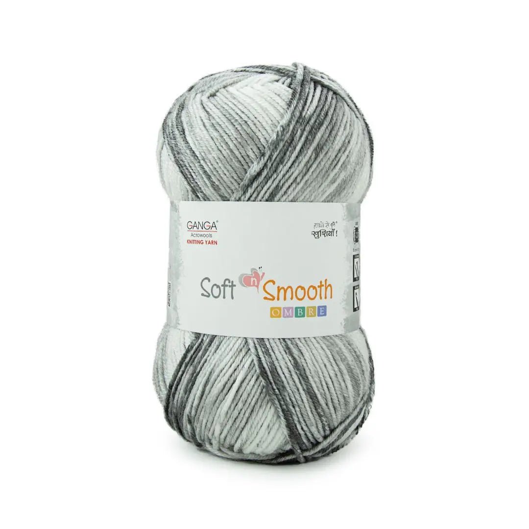 Ganga Acrowools Soft N Smooth Ombre Yarn (SS003)