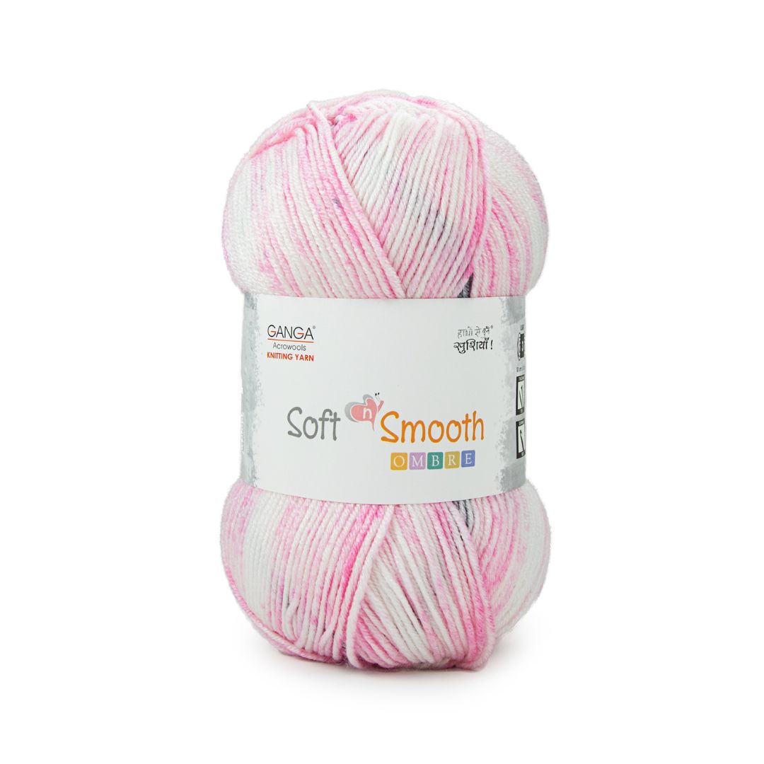 Ganga Acrowools Soft N Smooth Ombre Yarn (SS004)