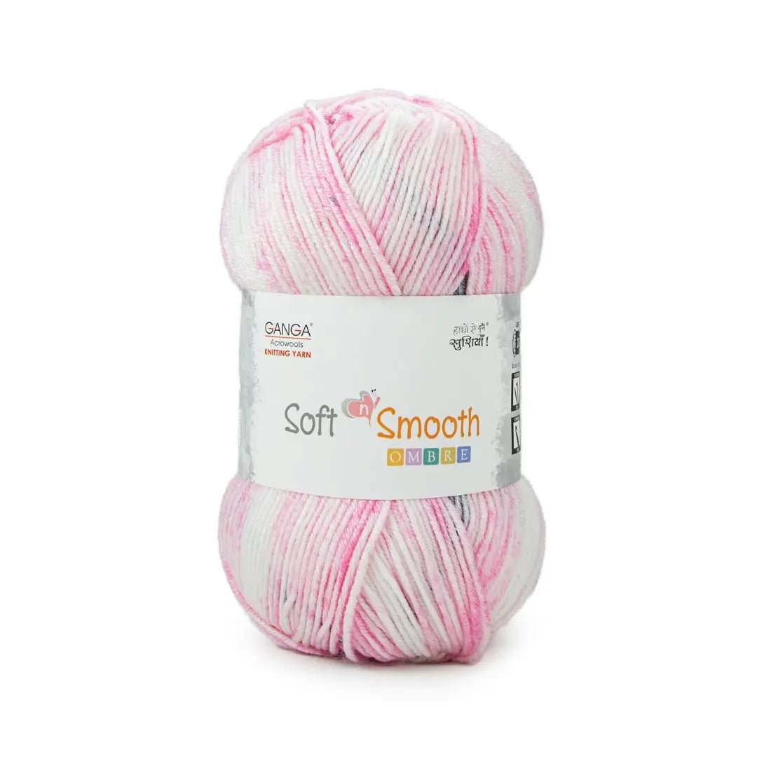 Ganga Acrowools Soft N Smooth Ombre Yarn (SS004)