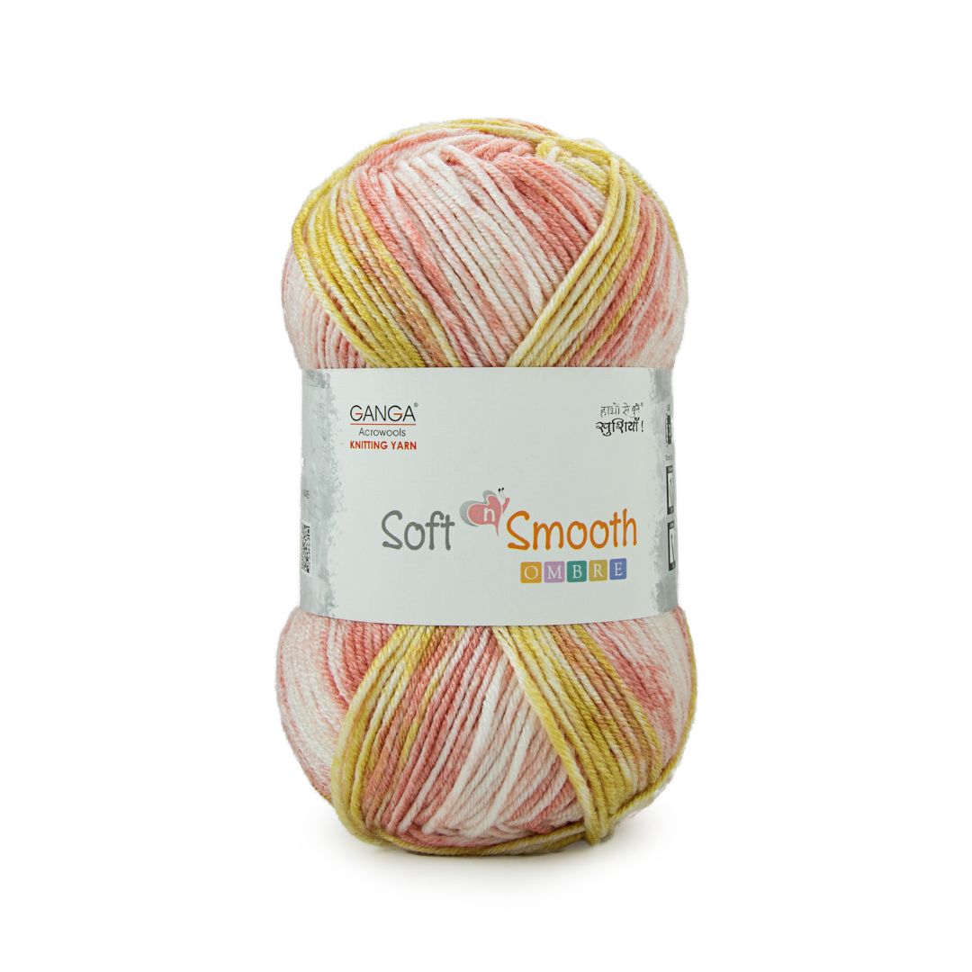 Ganga Acrowools Soft N Smooth Ombre Yarn (SS005)