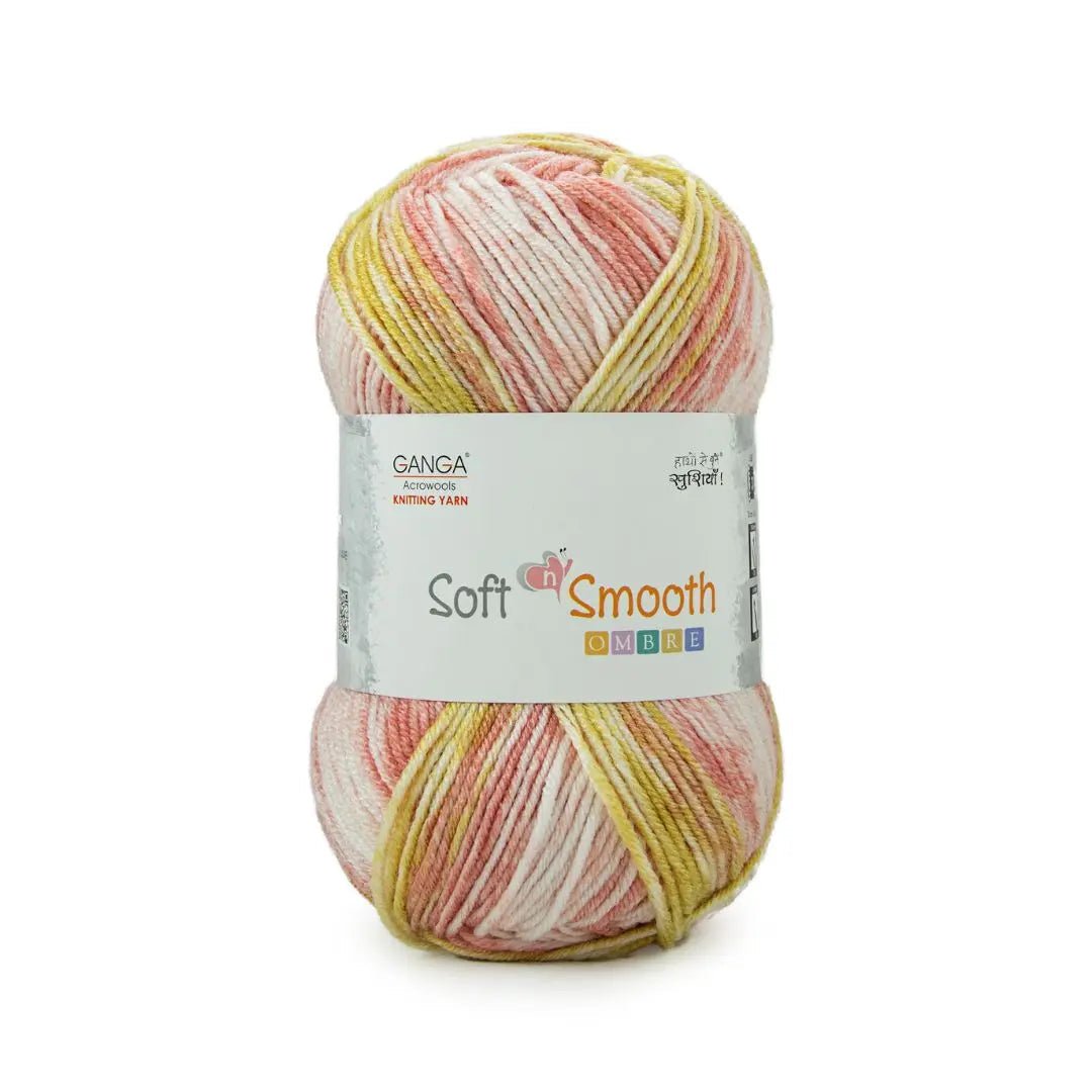 Ganga Acrowools Soft N Smooth Ombre Yarn (SS005)