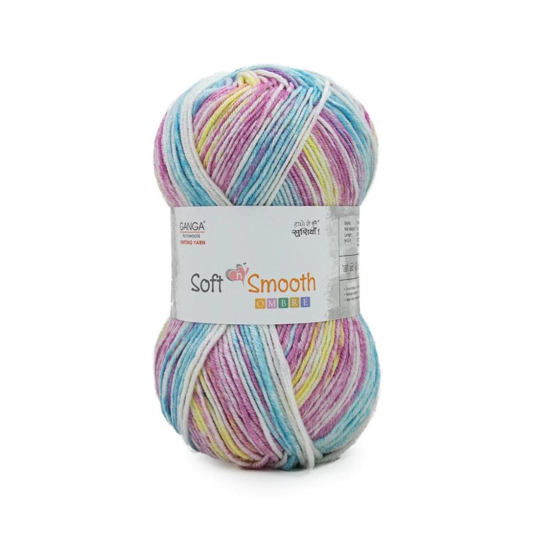 Ganga Acrowools Soft n Smooth Ombre Yarn (SSO006)