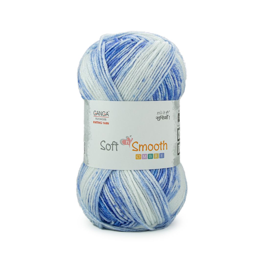 Ganga Acrowools Soft N Smooth Ombre Yarn (SS007)