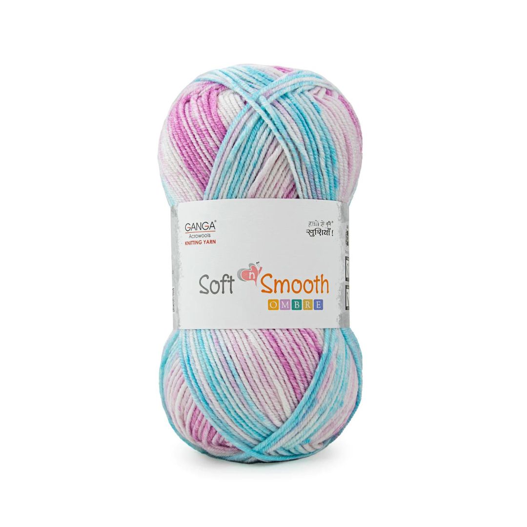 Ganga Acrowools Soft n Smooth Ombre Yarn (SSO008)