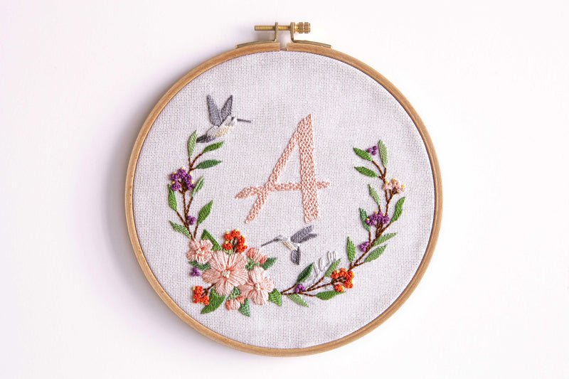 DMC Embroidery Kit - Flower Garland