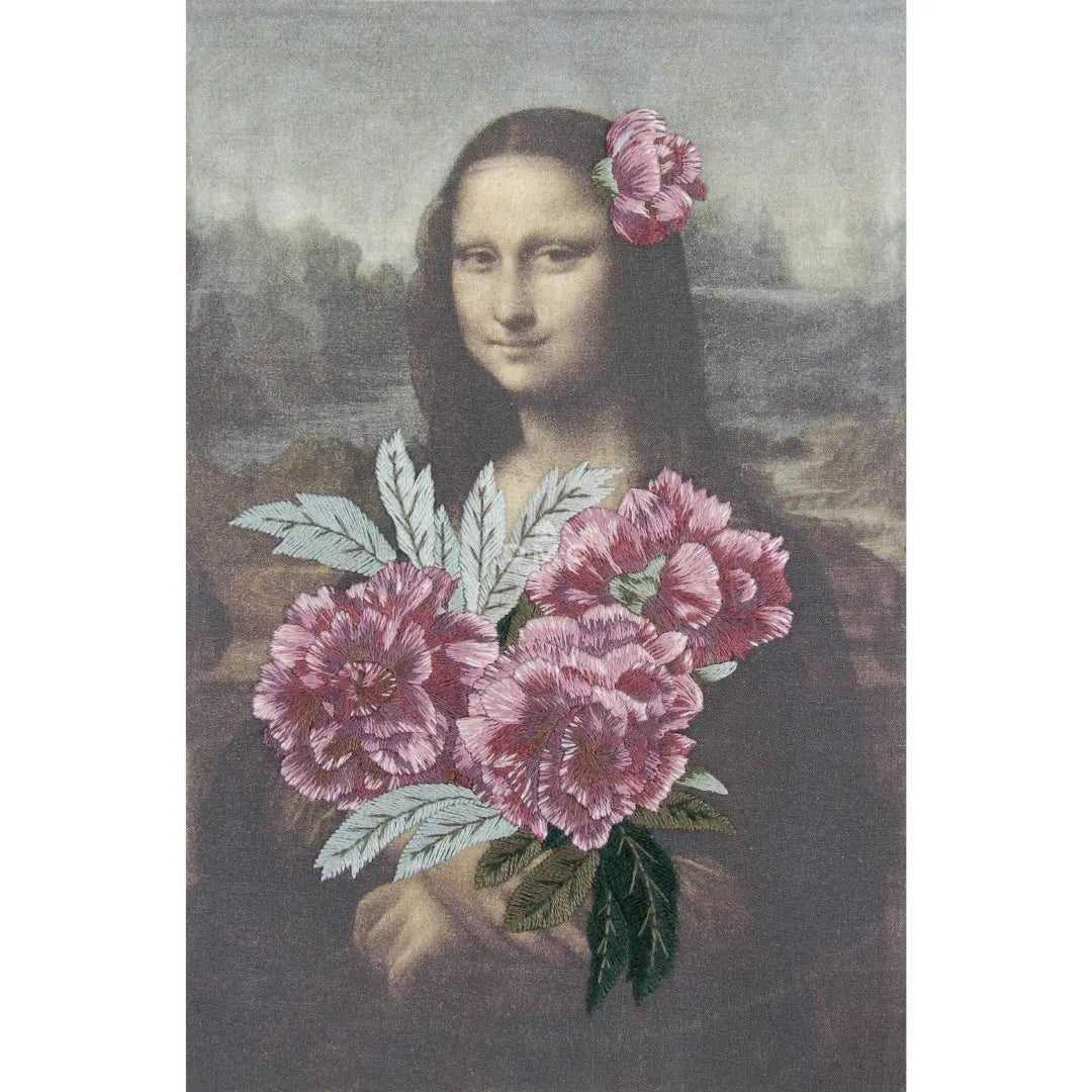Copy of DMC Bookmark Embroidery Kit - The Louvre Collection (Mona Lisa x Peony Branches)