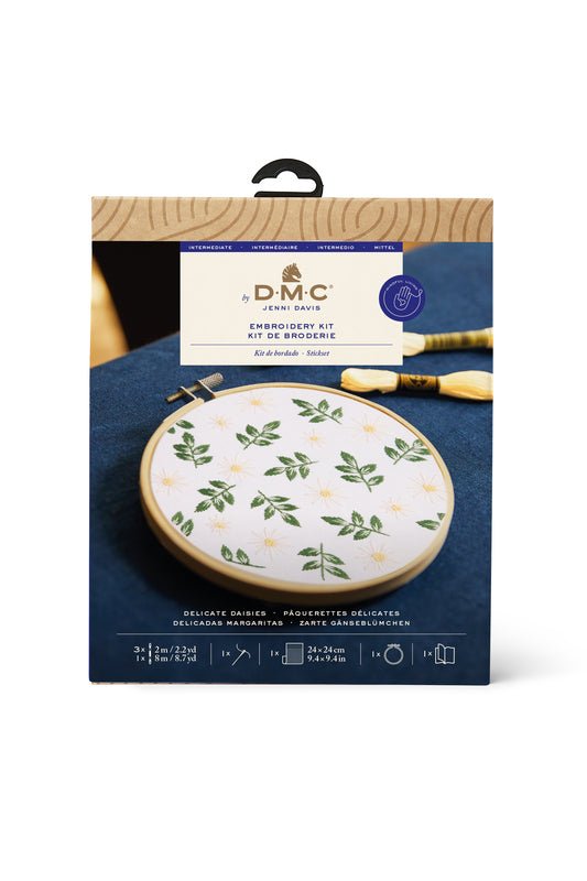 DMC Embroidery Kit - Delicate Daisies
