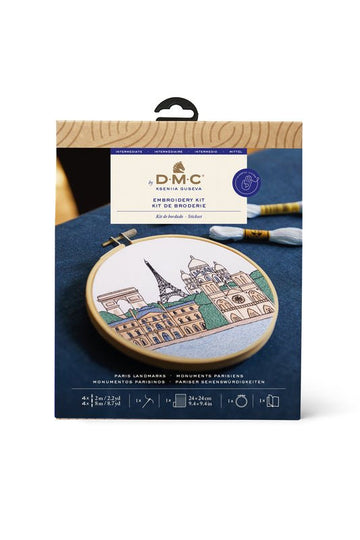 DMC Embroidery Kit - Paris Landmarks
