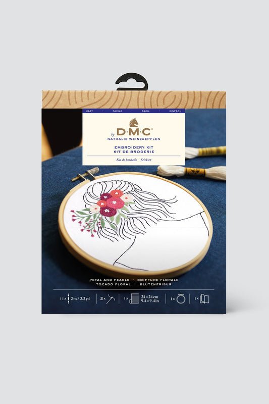 DMC Embroidery Kit - Petal And Pearls