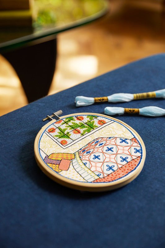 DMC Embroidery Kit - Cozy Bedroom