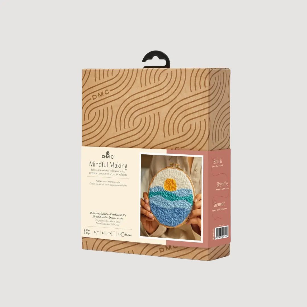 DMC Punch Needle Kit - Mindful Making (The Ocean Meditation)