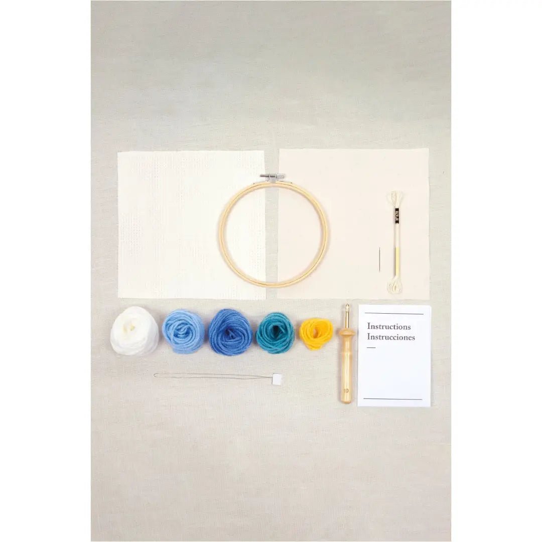 DMC Punch Needle Kit - Mindful Making (The Ocean Meditation)