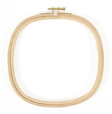DMC Fancy Wooden Hoop Square - 8"