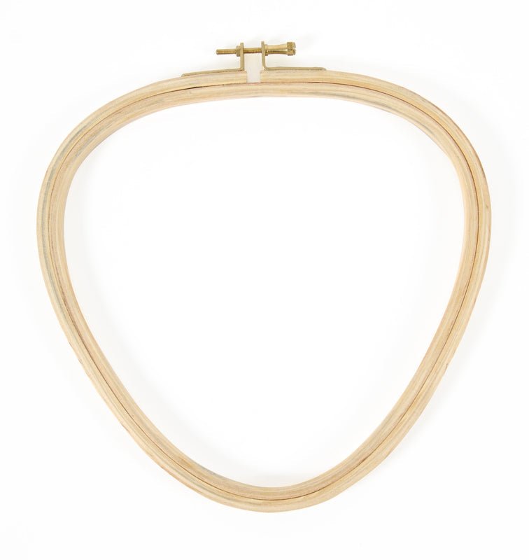 DMC Fancy Wooden Hoop Triangle - 21.5x22 cm