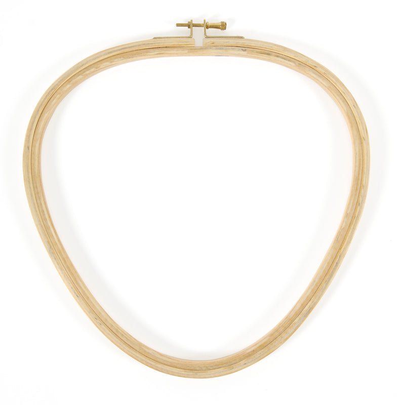 DMC Fancy Wooden Hoop Triangle - 26.5x26 cm