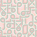Wilshire Ribbon Cable in Peach quilting fabric by Robert Kaufman