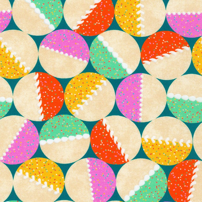 Tinsel Town Cookies in Sweet quilting fabric by Robert Kaufman