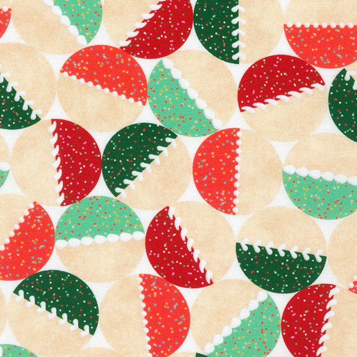 Tinsel Town Cookies in Sweet quilting fabric by Robert Kaufman