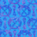Bloomburst Plum in Cerulean quilting fabric by Robert Kaufman