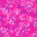 Color Wheel Roses in Azalea quilting fabric by Robert Kaufman