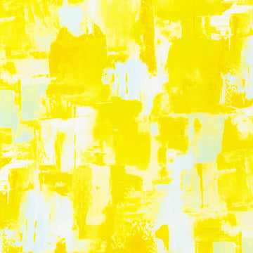 Color Wheel Brushstrokes in Lemon Ice quilting fabric by Robert Kaufman