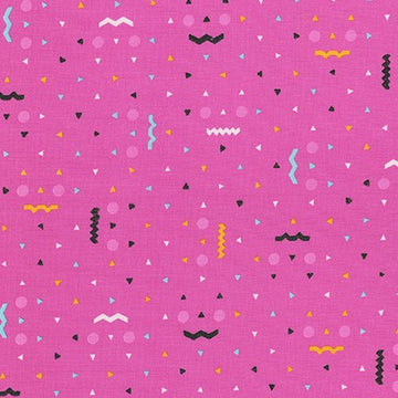 Totally Twilight Dots in Candy Pink quilting fabric by Robert Kaufman
