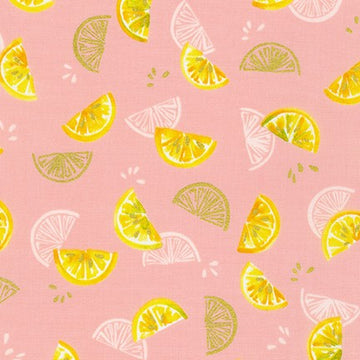 Rose Lemonade Petal in Petal quilting fabric by Robert Kaufman