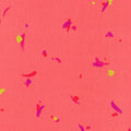 Brushy Brushstrokes Metallic in Coral quilting fabric by Robert Kaufman