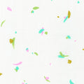 Brushy Brushstrokes Metallic in Crystal quilting fabric by Robert Kaufman