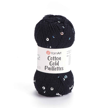 YarnArt Cotton Gold Pailettes Yarn 7101