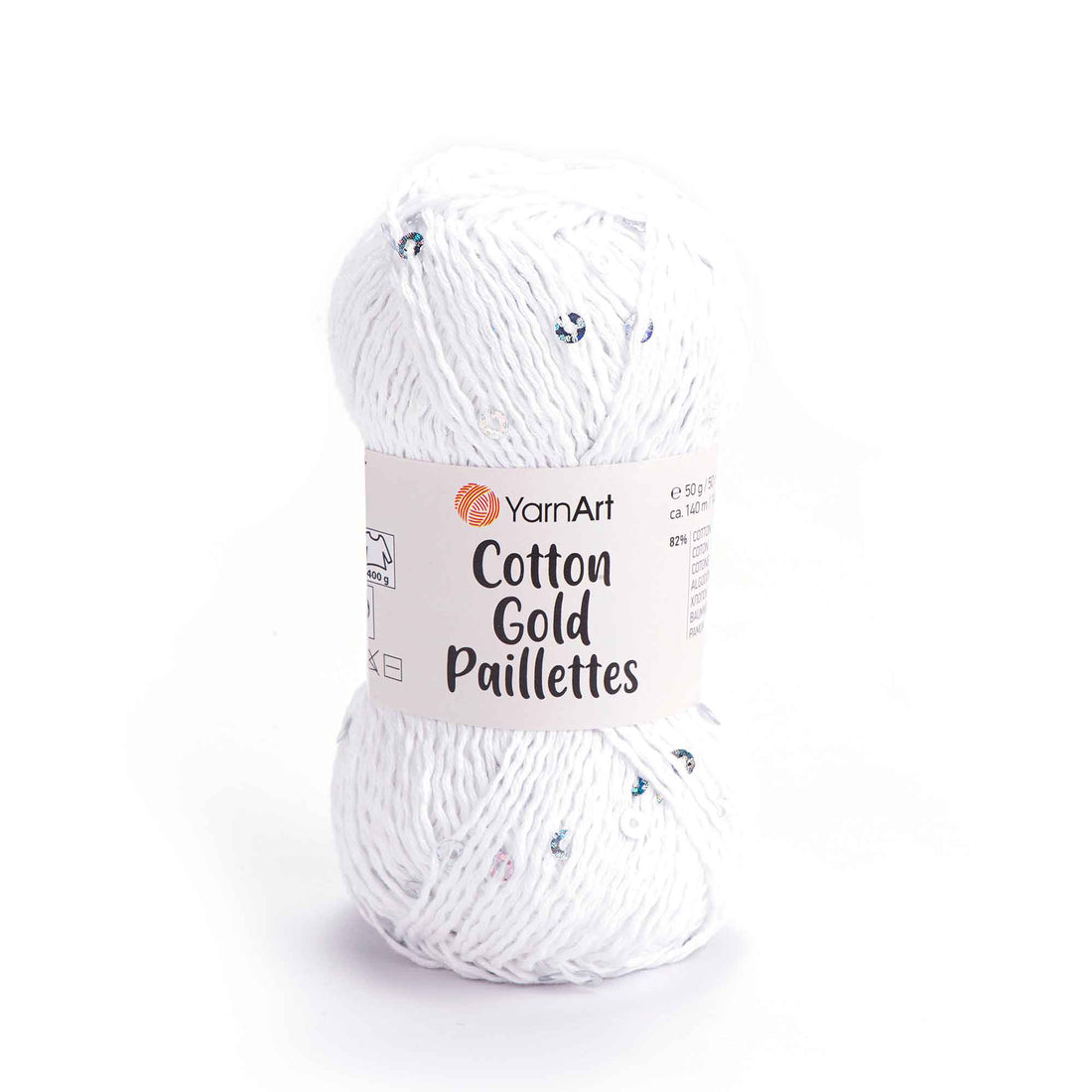 YarnArt Cotton Gold Pailettes Yarn 7101