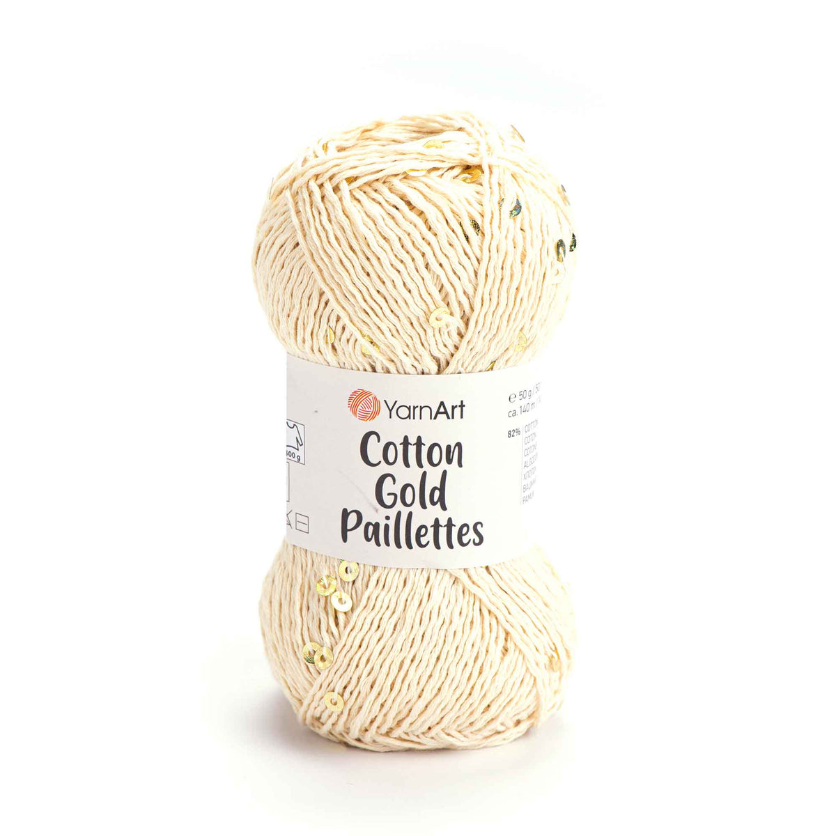 YarnArt Cotton Gold Pailettes Yarn 7103