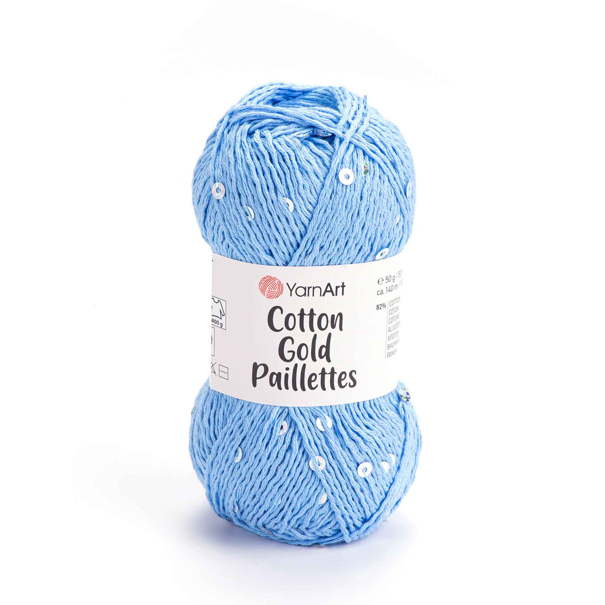 YarnArt Cotton Gold Pailettes Yarn 7110