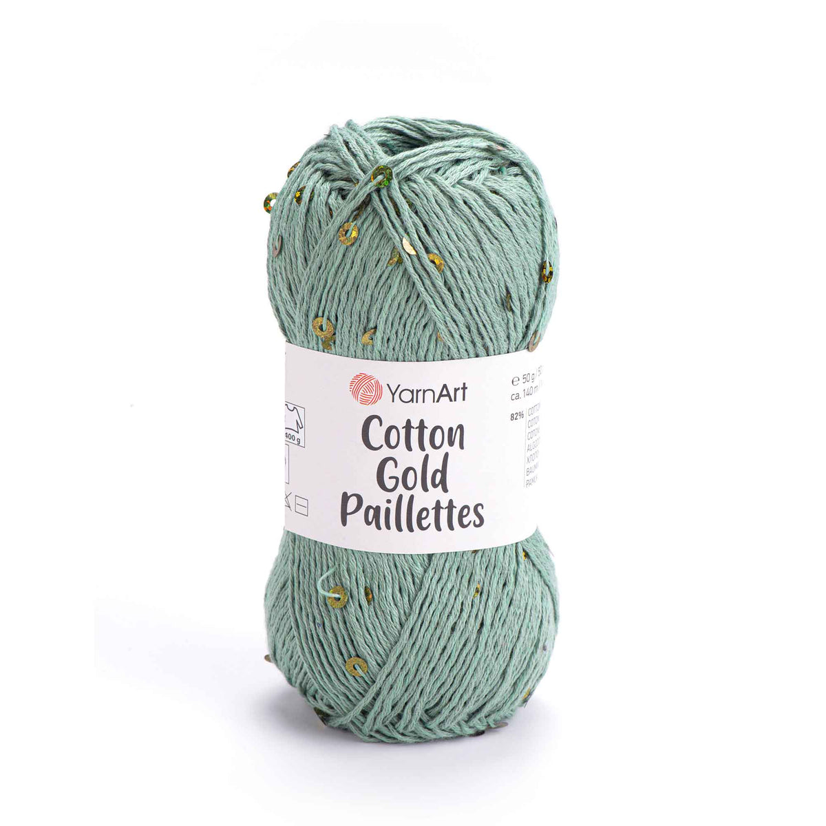 YarnArt Cotton Gold Pailettes Yarn 7113