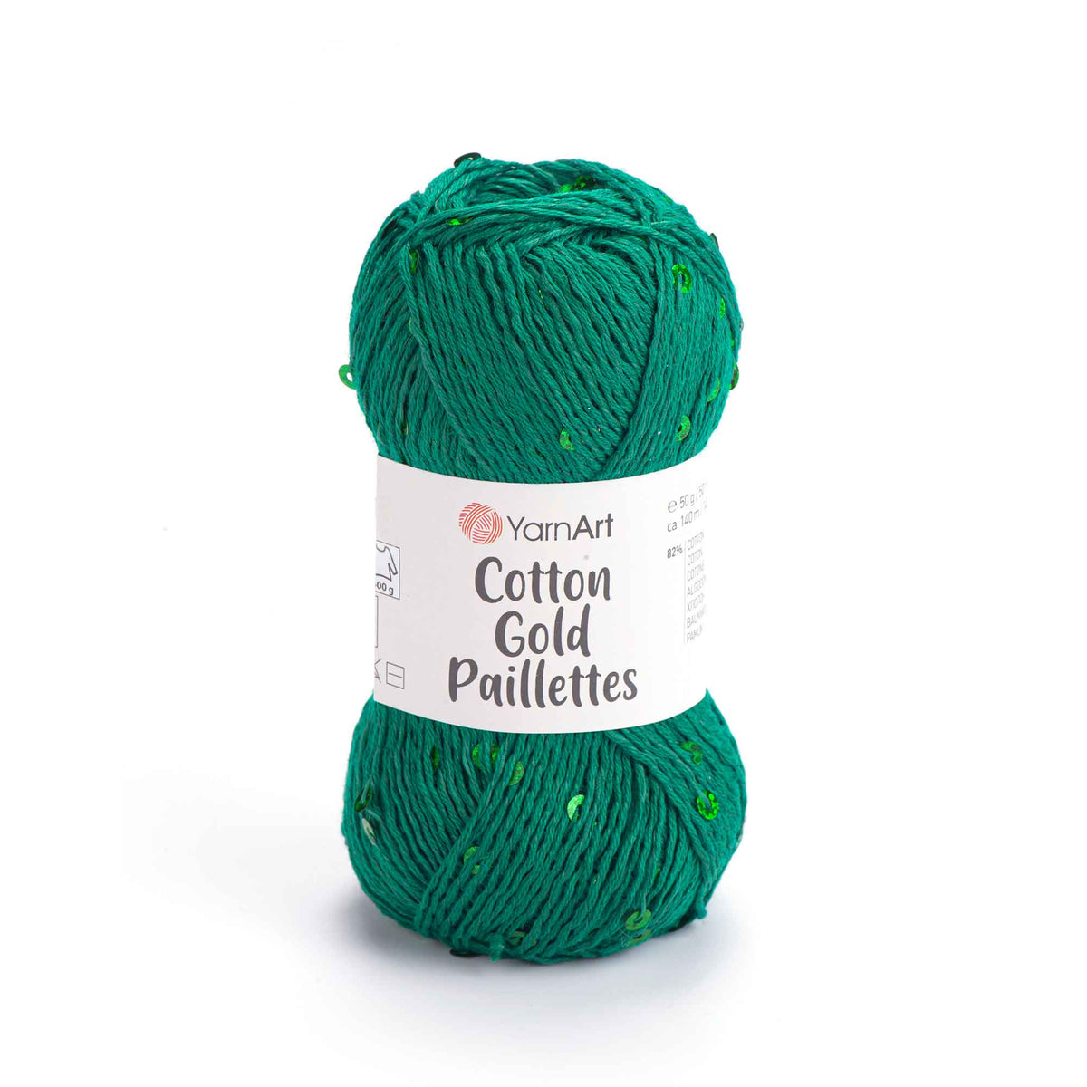 YarnArt Cotton Gold Pailettes Yarn 7114