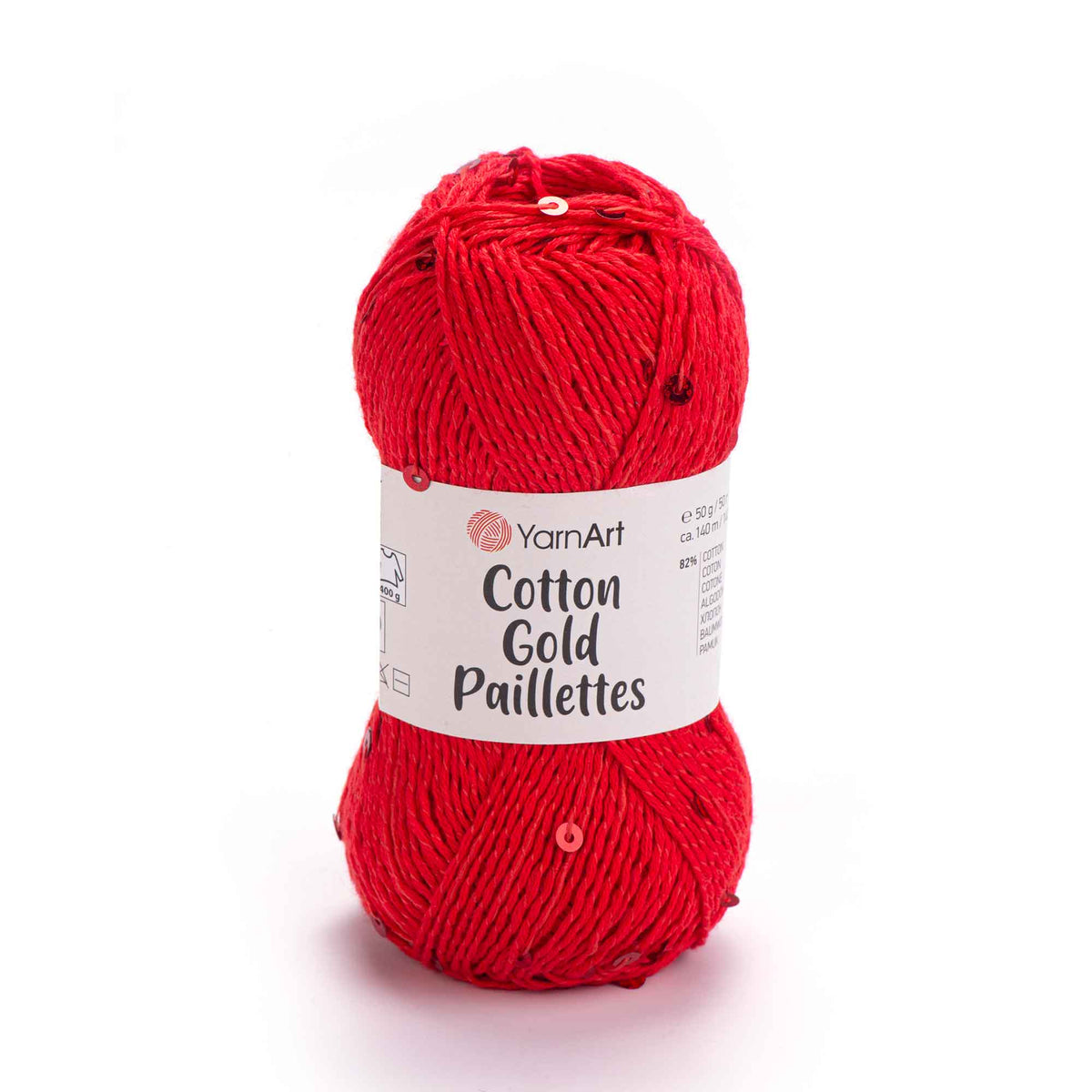 YarnArt Cotton Gold Pailettes Yarn 7115