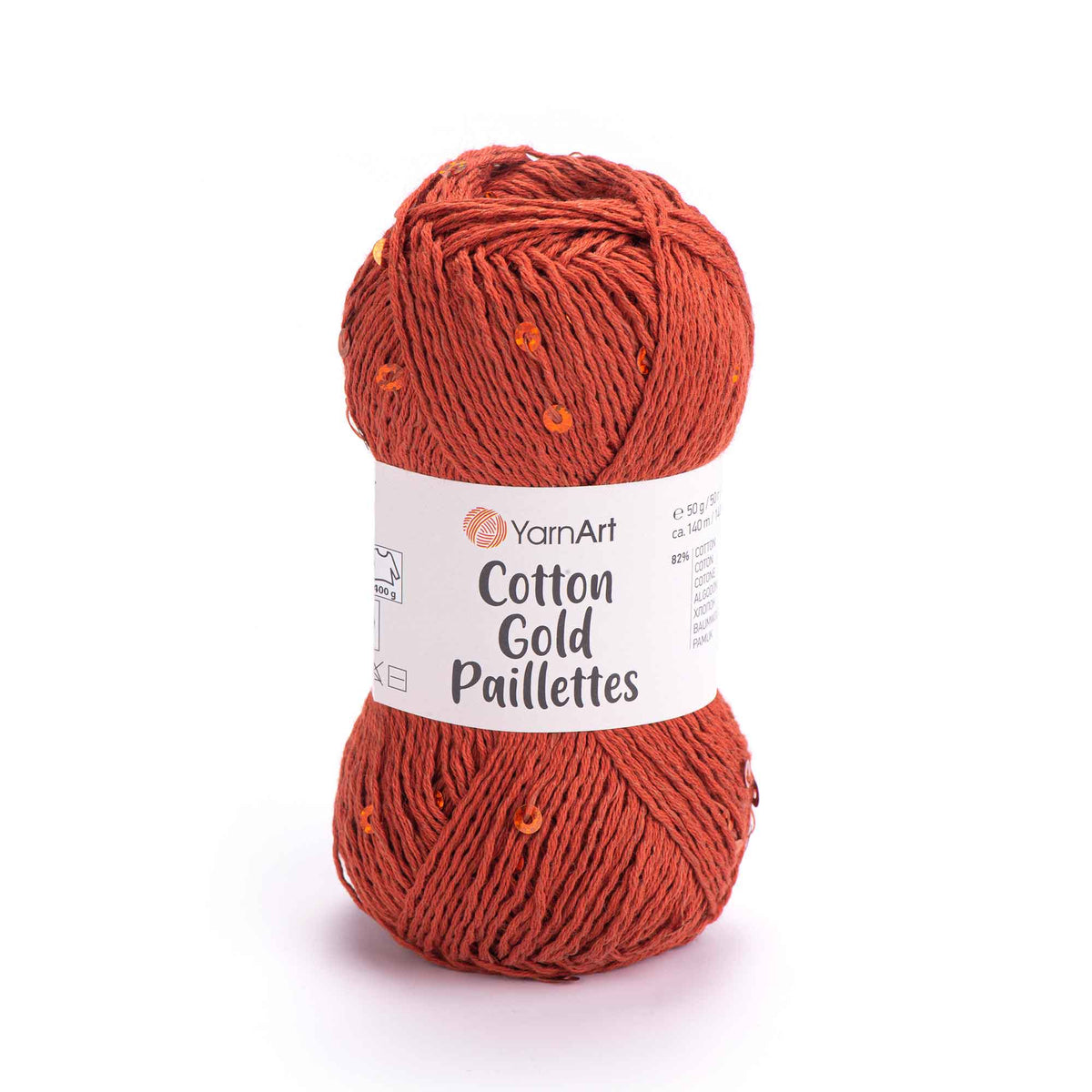 YarnArt Cotton Gold Pailettes Yarn 7117