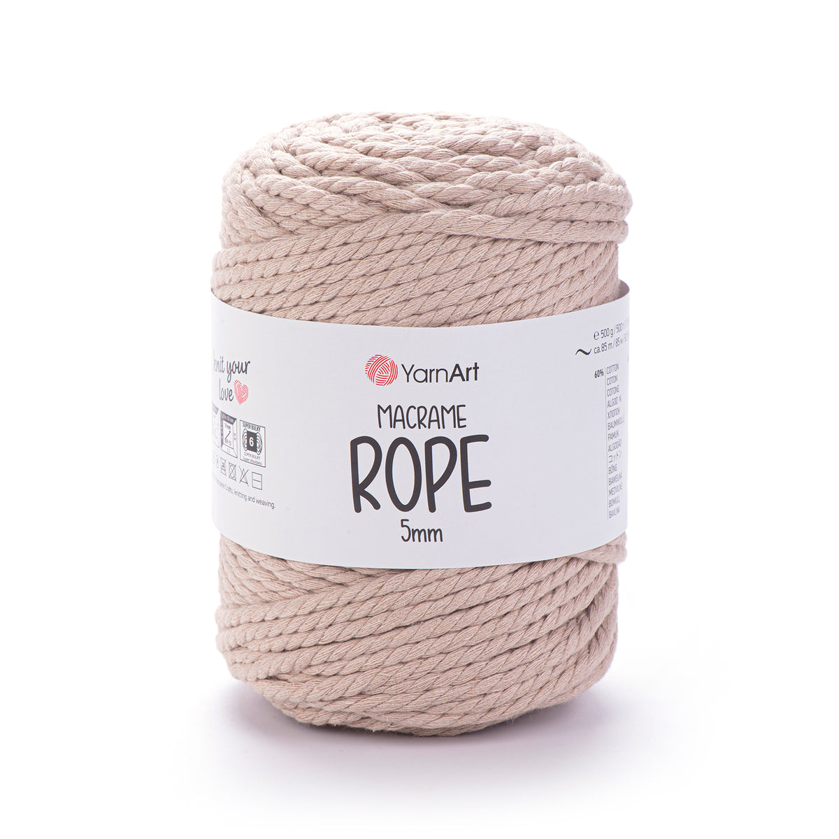 Yarn Art Macrame Rope 5mm (753)